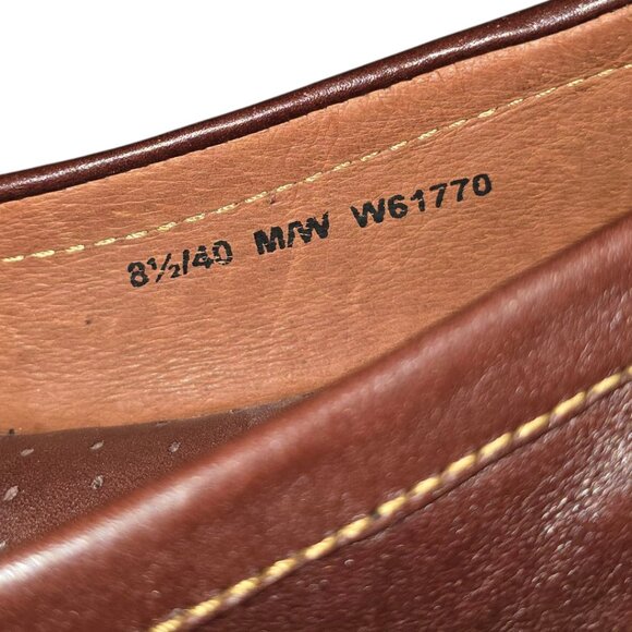 NWOT - BORN Mindy Brown Leather Slip On Loafers sz 8.5 - Picture 7 of 9